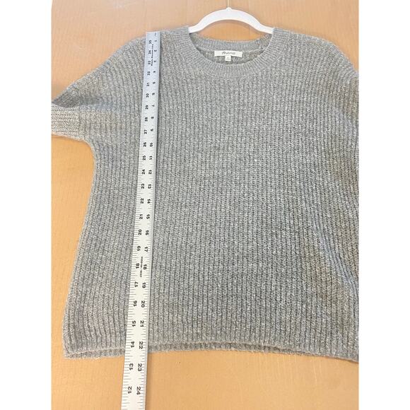MADEWELL SWEATER XS GRAY ALPACA WOOL KNIT - Picture 11 of 11